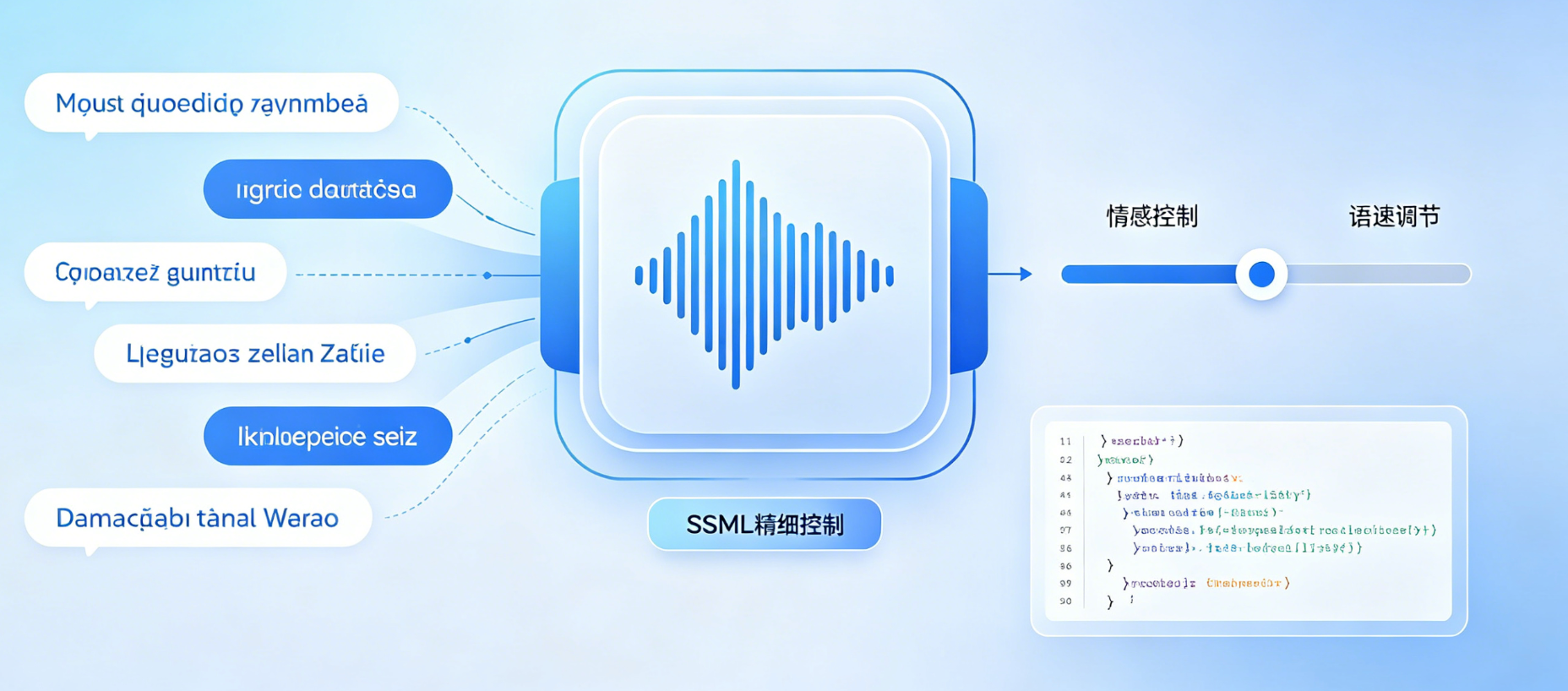 语音合成模型示意图